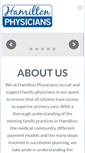 Mobile Screenshot of hamiltonphysicians.ca